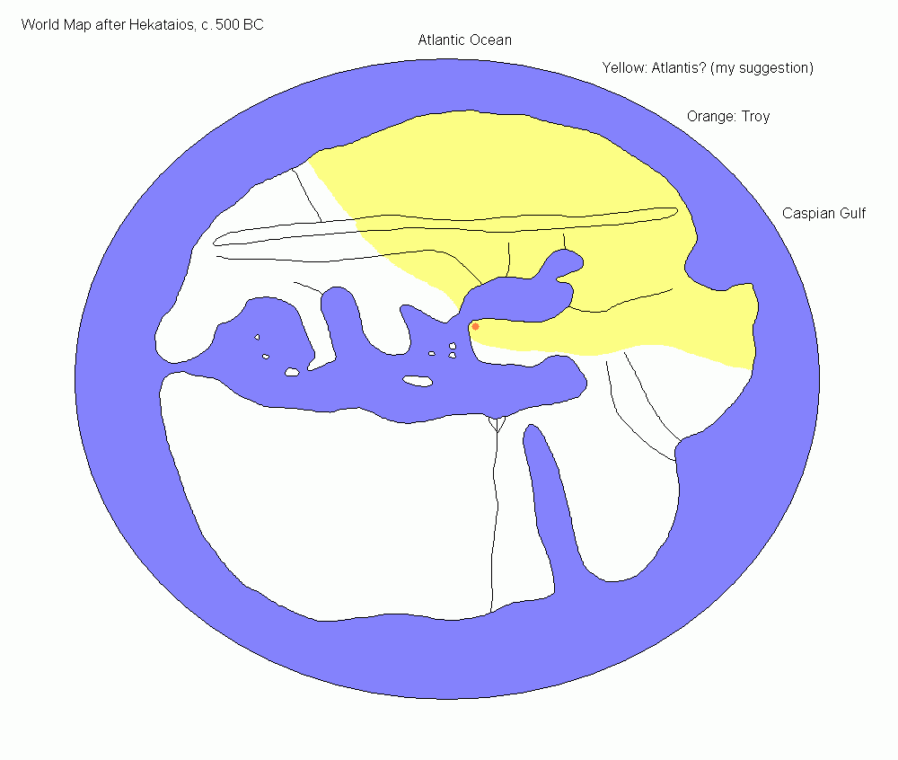 World Map 500 Bc